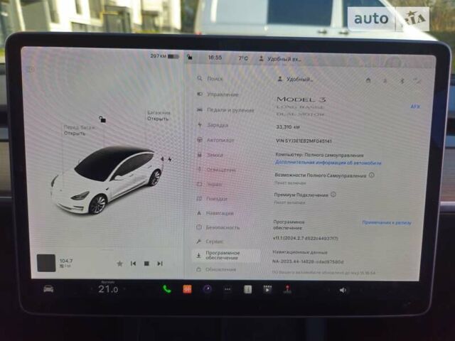 Белый Тесла Модель 3, объемом двигателя 0 л и пробегом 35 тыс. км за 30000 $, фото 16 на Automoto.ua
