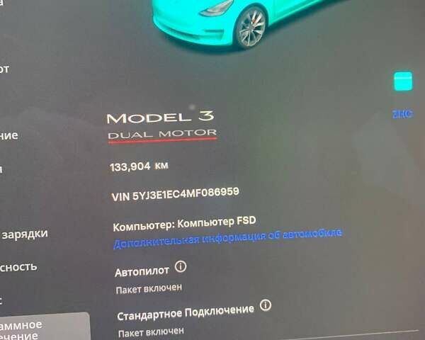 Белый Тесла Модель 3, объемом двигателя 0 л и пробегом 134 тыс. км за 19500 $, фото 13 на Automoto.ua