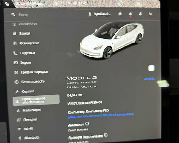 Тесла Модель 3 2021 в Киеве на Automoto.ua Белый Тесла Модель 3, объемом двигателя 0 л и пробегом 54 тыс. км за 21800 $, фото 7 на Automoto.ua