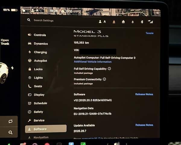 Тесла Модель 3 2021 у Києві на Automoto.ua Білий Тесла Модель 3, об'ємом двигуна 0 л та пробігом 105 тис. км за 19500 $, фото 21 на Automoto.ua
