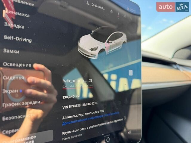 Білий Тесла Модель 3, об'ємом двигуна 0 л та пробігом 118 тис. км за 24900 $, фото 11 на Automoto.ua