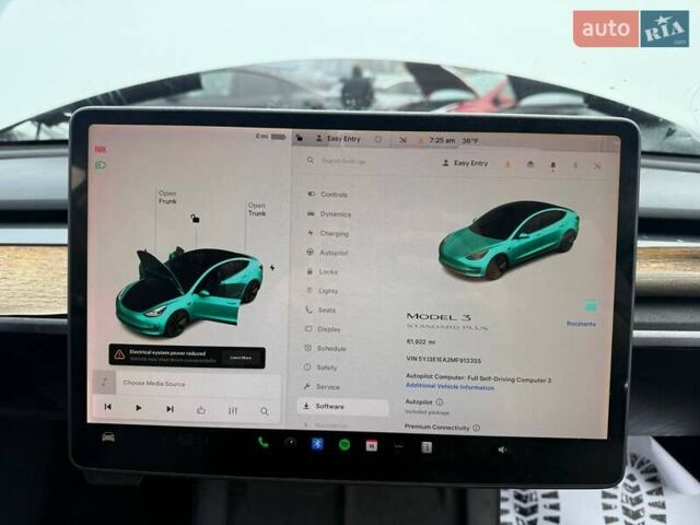 Белый Тесла Модель 3, объемом двигателя 0 л и пробегом 100 тыс. км за 12900 $, фото 17 на Automoto.ua
