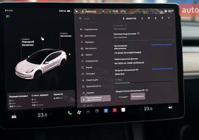 Белый Тесла Модель 3, объемом двигателя 0 л и пробегом 27 тыс. км за 24000 $, фото 17 на Automoto.ua