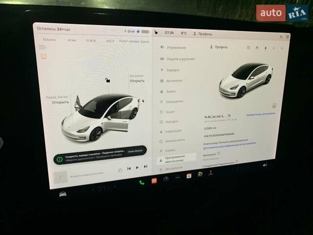 Белый Тесла Модель 3, объемом двигателя 0 л и пробегом 27 тыс. км за 19750 $, фото 18 на Automoto.ua