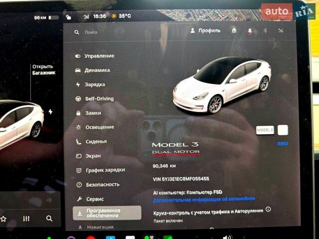 Білий Тесла Модель 3, об'ємом двигуна 0 л та пробігом 90 тис. км за 19700 $, фото 30 на Automoto.ua