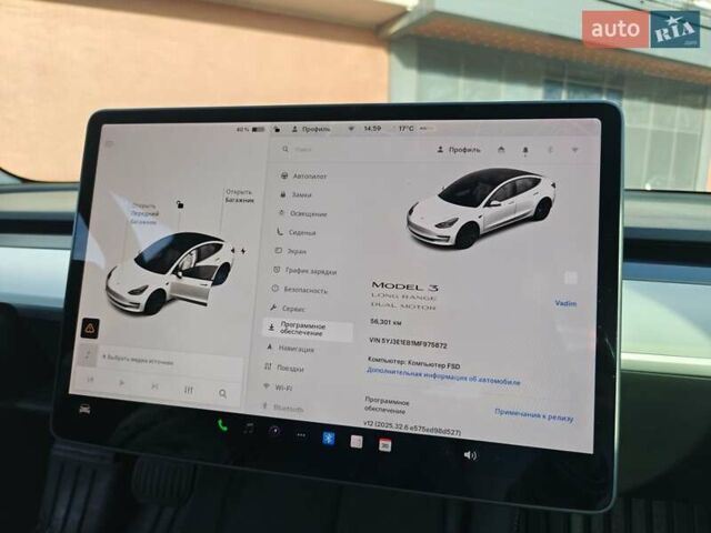Тесла Модель 3 2021 у Одесі на Automoto.ua Білий Тесла Модель 3, об'ємом двигуна 0 л та пробігом 56 тис. км за 18989 $, фото 8 на Automoto.ua