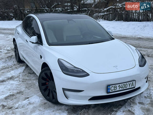 Білий Тесла Модель 3, об'ємом двигуна 0 л та пробігом 78 тис. км за 27700 $, фото 2 на Automoto.ua