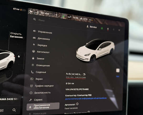 Белый Тесла Модель 3, объемом двигателя 0 л и пробегом 8 тыс. км за 28500 $, фото 28 на Automoto.ua