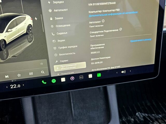 Белый Тесла Модель 3, объемом двигателя 0.18 л и пробегом 90 тыс. км за 18700 $, фото 7 на Automoto.ua