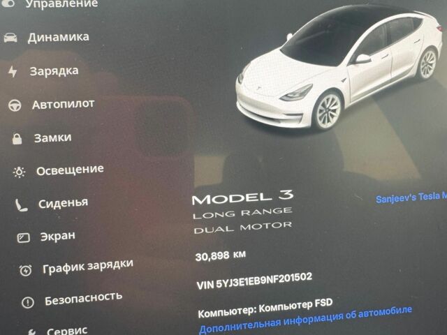 Белый Тесла Модель 3, объемом двигателя 0 л и пробегом 30 тыс. км за 25100 $, фото 16 на Automoto.ua