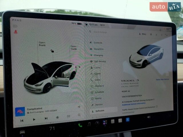 Білий Тесла Модель 3, об'ємом двигуна 0 л та пробігом 73 тис. км за 6000 $, фото 8 на Automoto.ua