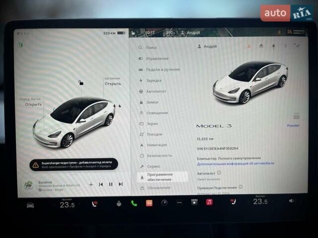 Білий Тесла Модель 3, об'ємом двигуна 0 л та пробігом 47 тис. км за 21500 $, фото 9 на Automoto.ua