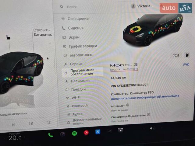 Білий Тесла Модель 3, об'ємом двигуна 0 л та пробігом 44 тис. км за 24900 $, фото 1 на Automoto.ua
