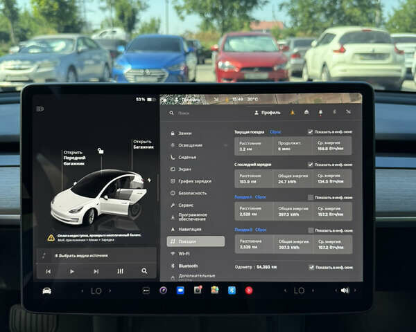 Білий Тесла Модель 3, об'ємом двигуна 0 л та пробігом 54 тис. км за 23700 $, фото 15 на Automoto.ua