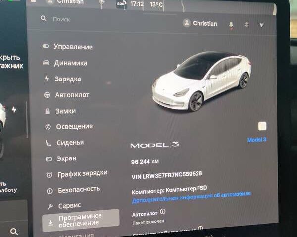 Белый Тесла Модель 3, объемом двигателя 0 л и пробегом 96 тыс. км за 17999 $, фото 6 на Automoto.ua