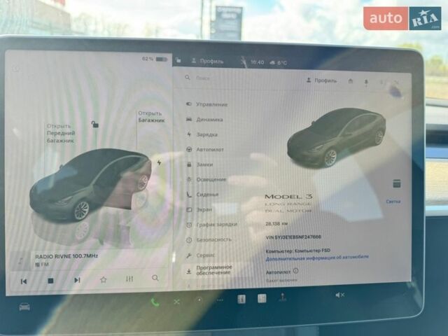 Білий Тесла Модель 3, об'ємом двигуна 0 л та пробігом 28 тис. км за 19900 $, фото 19 на Automoto.ua