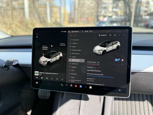 Білий Тесла Модель 3, об'ємом двигуна 0 л та пробігом 72 тис. км за 23499 $, фото 14 на Automoto.ua