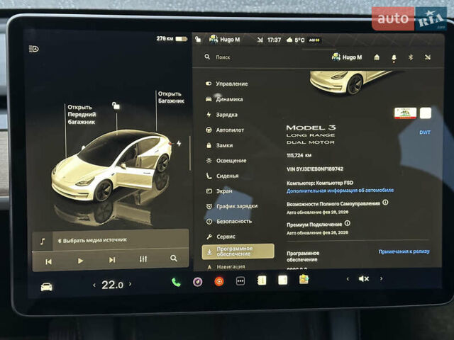 Білий Тесла Модель 3, об'ємом двигуна 0 л та пробігом 115 тис. км за 20900 $, фото 24 на Automoto.ua