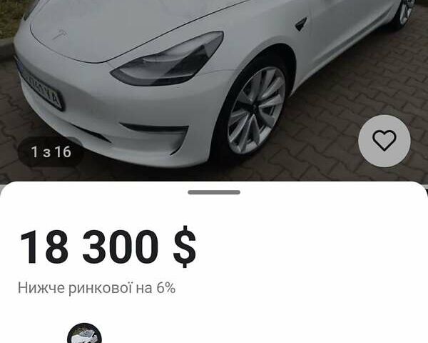 Білий Тесла Модель 3, об'ємом двигуна 0 л та пробігом 189 тис. км за 18300 $, фото 2 на Automoto.ua