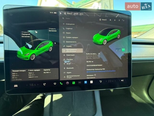 Білий Тесла Модель 3, об'ємом двигуна 0 л та пробігом 65 тис. км за 21000 $, фото 18 на Automoto.ua