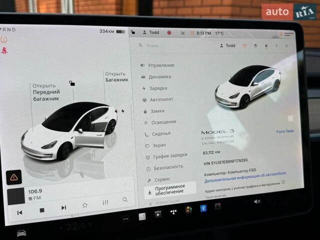 Білий Тесла Модель 3, об'ємом двигуна 0 л та пробігом 83 тис. км за 20900 $, фото 22 на Automoto.ua