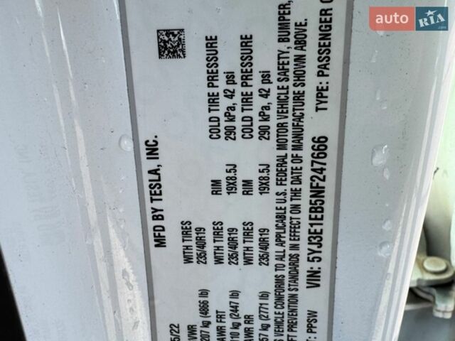 Білий Тесла Модель 3, об'ємом двигуна 0 л та пробігом 28 тис. км за 19900 $, фото 20 на Automoto.ua