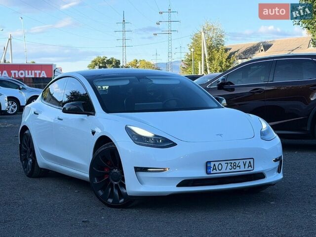 Белый Тесла Модель 3, объемом двигателя 0 л и пробегом 93 тыс. км за 18800 $, фото 1 на Automoto.ua
