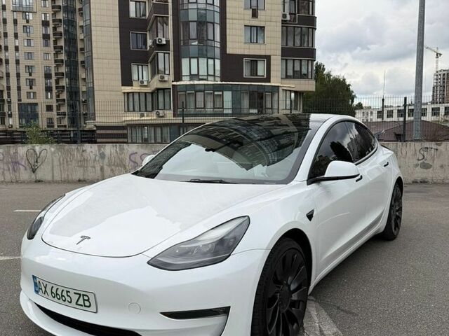 Белый Тесла Модель 3, объемом двигателя 0 л и пробегом 38 тыс. км за 23500 $, фото 1 на Automoto.ua