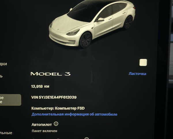 Белый Тесла Модель 3, объемом двигателя 0 л и пробегом 14 тыс. км за 23500 $, фото 19 на Automoto.ua