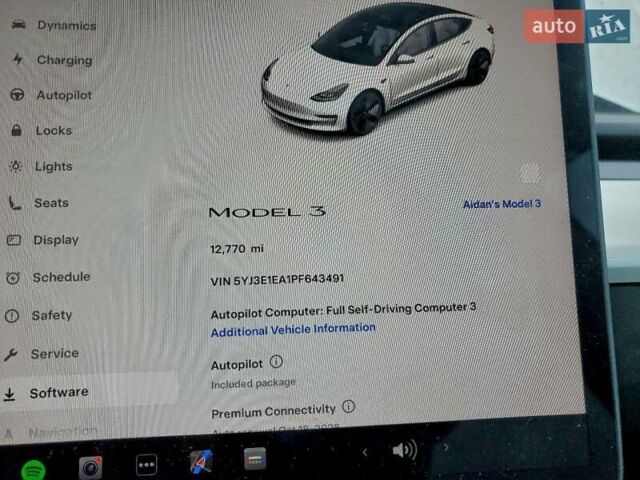 Білий Тесла Модель 3, об'ємом двигуна 0 л та пробігом 20 тис. км за 12900 $, фото 8 на Automoto.ua