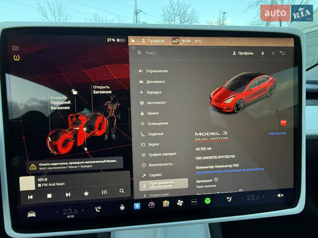Белый Тесла Модель 3, объемом двигателя 0 л и пробегом 42 тыс. км за 25500 $, фото 15 на Automoto.ua