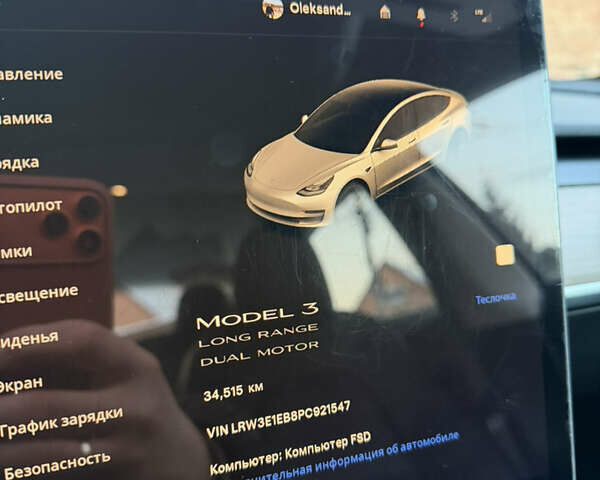 Белый Тесла Модель 3, объемом двигателя 0 л и пробегом 34 тыс. км за 23500 $, фото 10 на Automoto.ua