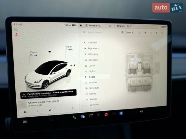 Білий Тесла Модель 3, об'ємом двигуна 0 л та пробігом 67 тис. км за 19999 $, фото 45 на Automoto.ua