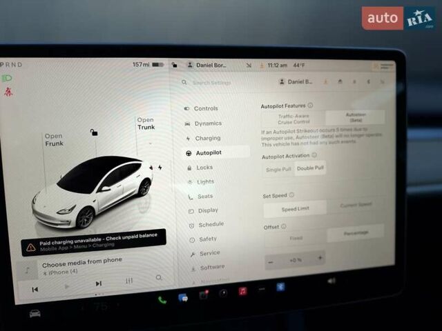 Білий Тесла Модель 3, об'ємом двигуна 0 л та пробігом 67 тис. км за 19999 $, фото 52 на Automoto.ua