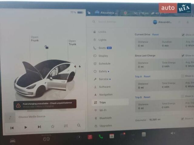 Белый Тесла Модель 3, объемом двигателя 0 л и пробегом 15 тыс. км за 10000 $, фото 8 на Automoto.ua