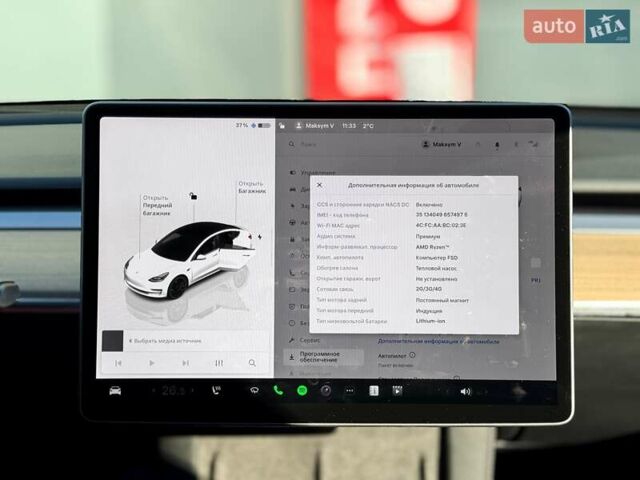 Белый Тесла Модель 3, объемом двигателя 0 л и пробегом 35 тыс. км за 27999 $, фото 22 на Automoto.ua