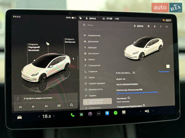 Белый Тесла Модель 3, объемом двигателя 0 л и пробегом 46 тыс. км за 18900 $, фото 14 на Automoto.ua