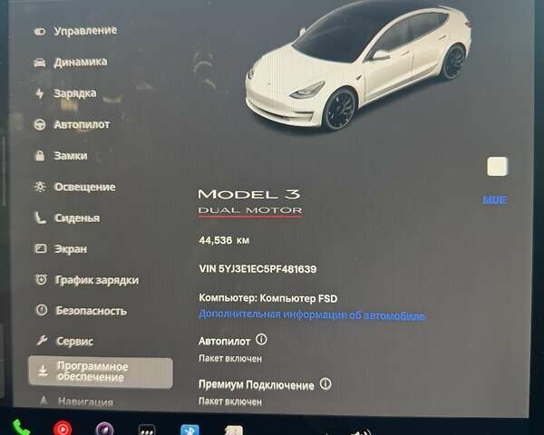 Белый Тесла Модель 3, объемом двигателя 0 л и пробегом 41 тыс. км за 24999 $, фото 12 на Automoto.ua