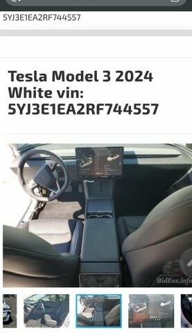 Белый Тесла Модель 3, объемом двигателя 0 л и пробегом 15 тыс. км за 25300 $, фото 30 на Automoto.ua