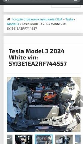 Белый Тесла Модель 3, объемом двигателя 0 л и пробегом 15 тыс. км за 25300 $, фото 31 на Automoto.ua