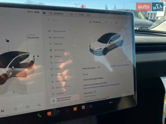 Белый Тесла Модель 3, объемом двигателя 0 л и пробегом 1 тыс. км за 28900 $, фото 16 на Automoto.ua