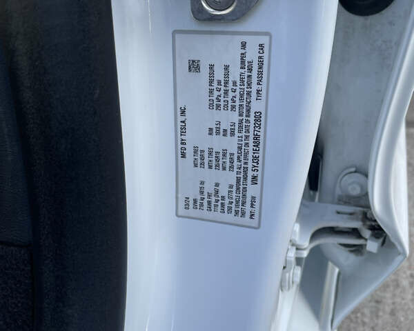 Білий Тесла Модель 3, об'ємом двигуна 0 л та пробігом 45 тис. км за 24000 $, фото 21 на Automoto.ua