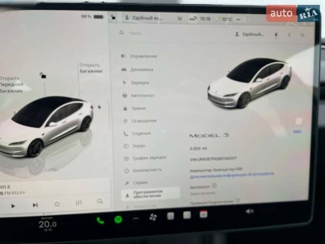 Білий Тесла Модель 3, об'ємом двигуна 0 л та пробігом 3 тис. км за 26700 $, фото 20 на Automoto.ua