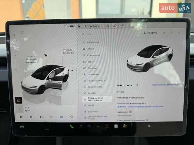 Білий Тесла Модель 3, об'ємом двигуна 0 л та пробігом 1 тис. км за 27700 $, фото 13 на Automoto.ua