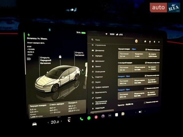 Белый Тесла Модель 3, объемом двигателя 0 л и пробегом 26 тыс. км за 34300 $, фото 15 на Automoto.ua