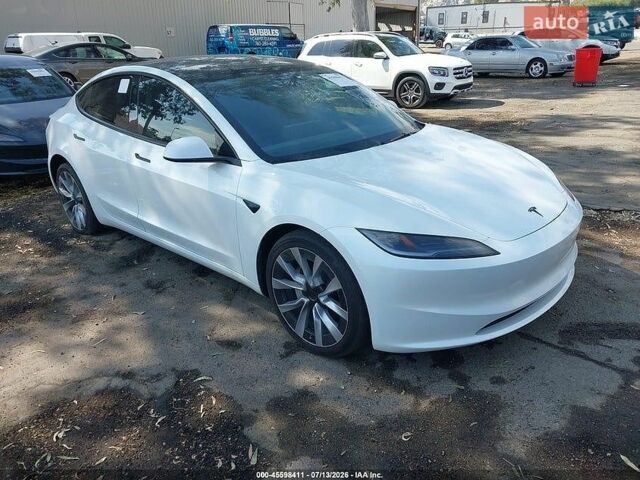 Білий Тесла Модель 3, об'ємом двигуна 0 л та пробігом 39 тис. км за 8700 $, фото 1 на Automoto.ua