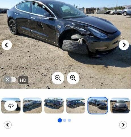 Тесла Модель 3 2019 в Синельниковом на Automoto.ua Черный Тесла Модель 3, объемом двигателя 0 л и пробегом 77 тыс. км за 12700 $, фото 3 на Automoto.ua