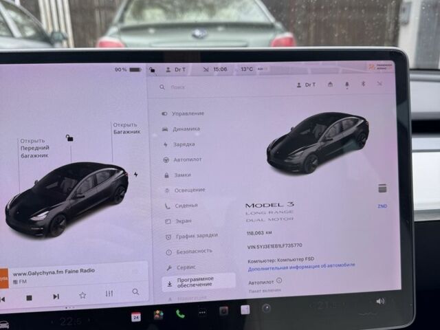 Черный Тесла Модель 3, объемом двигателя 0 л и пробегом 116 тыс. км за 18700 $, фото 6 на Automoto.ua