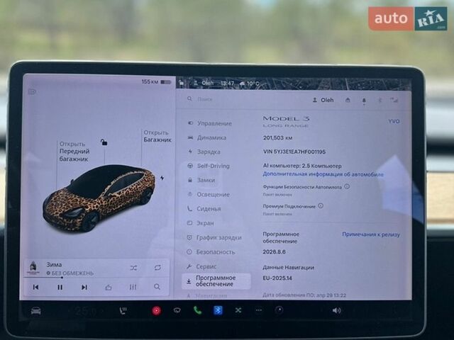 Черный Тесла Модель 3, объемом двигателя 0 л и пробегом 200 тыс. км за 13100 $, фото 8 на Automoto.ua
