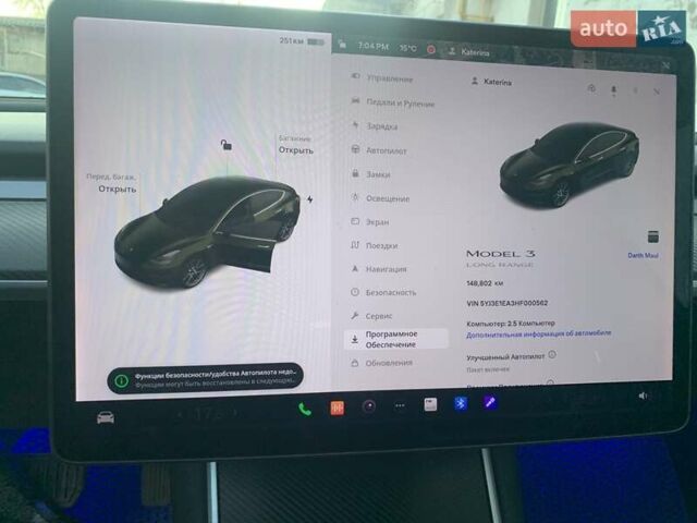 Черный Тесла Модель 3, объемом двигателя 0 л и пробегом 148 тыс. км за 15000 $, фото 10 на Automoto.ua